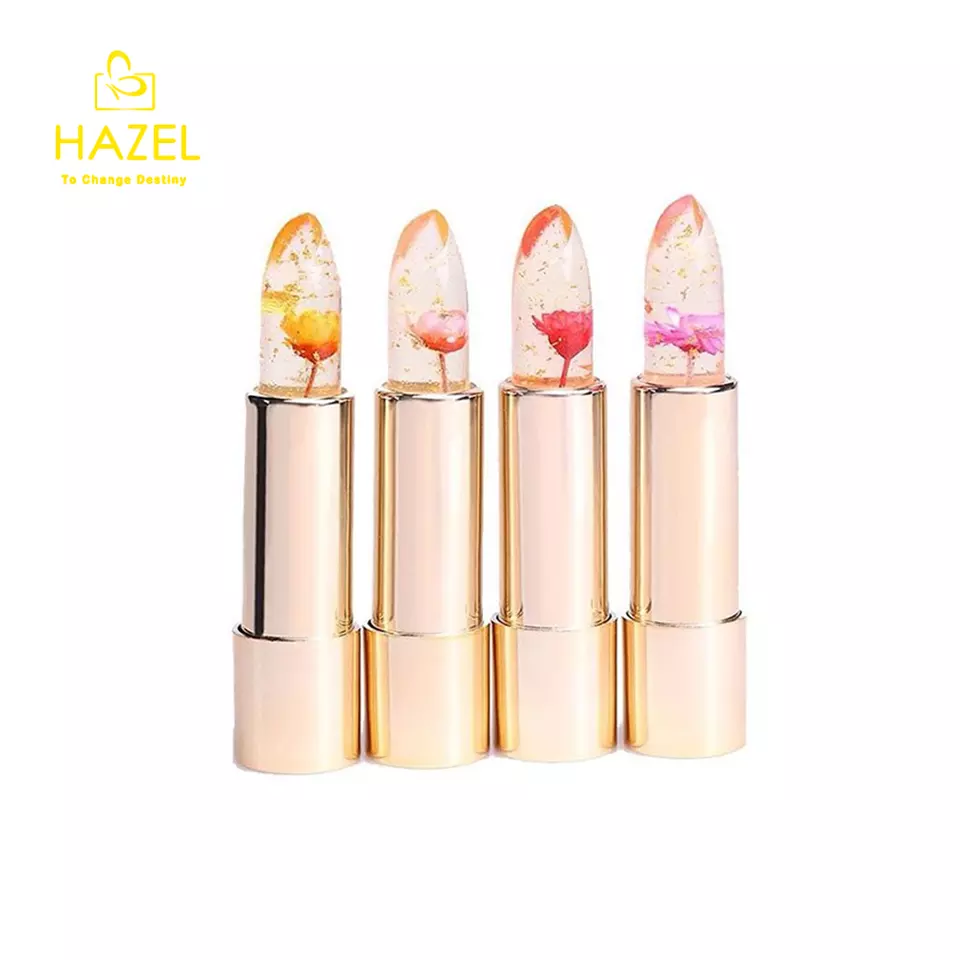 Sunscreen Herbal Ingredients Jelly Lipstick Crystal Flower Lipstick Processing of Crystal Export from Vietnam Stick Make-up