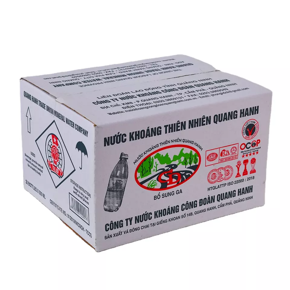 Quang Hanh Mineral Water - 100% Natural Mineral Water Good Healthy Best Price Tasty Products