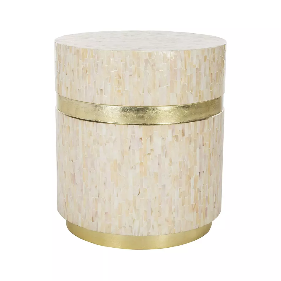 Best Selling Mother of pearl Stools Living Room Australia Mother of pearl Side Tables handmade in Viet Nam