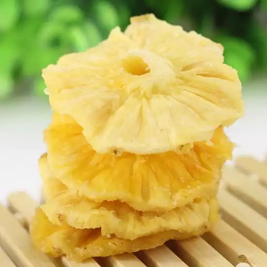 OEM wholesale additive-free dehydrated dried pineapple slices fruit health tea