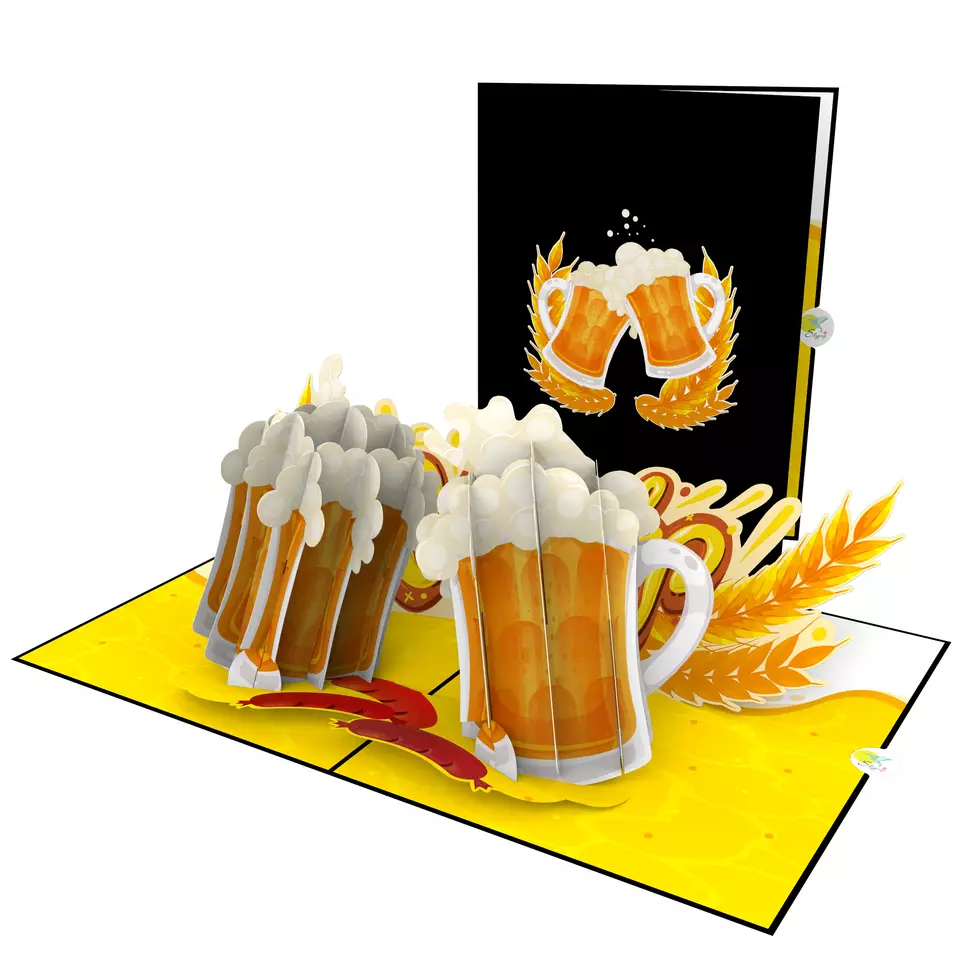 Congratulations Pop Card Collection Anniversary Wholesale Price Congratulations Thank You Party Wedding 3D Pop Up Card