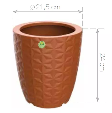 DIAMOND TEXTURE POT Recycled Plastics Planting Pot from Duy Tan Manufacturer Vietnam low price high quality hot sales