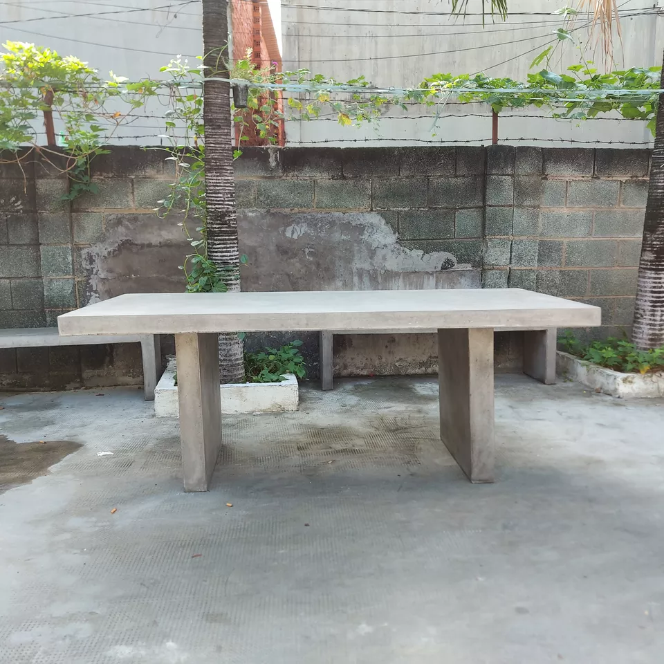 FS076CE Vietnam Manufactured Garden Outdoor Furniture Table 74h x 200w x 90d - FS076CE For Use And Decoration