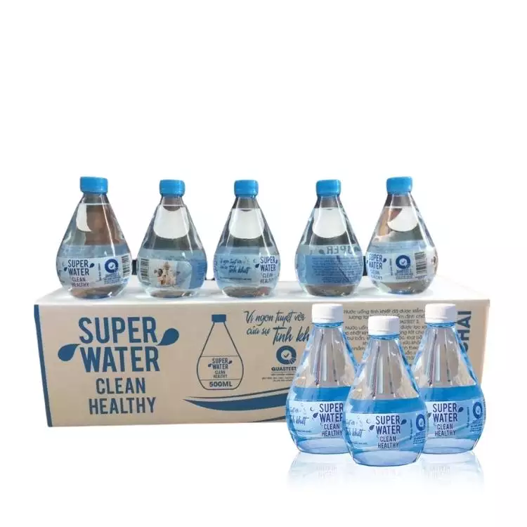 Mineral Water Bottle Competitive Price Clear Using For Drinking Nylon Bags & Carton Box Outside From Vietnam Manufacturer