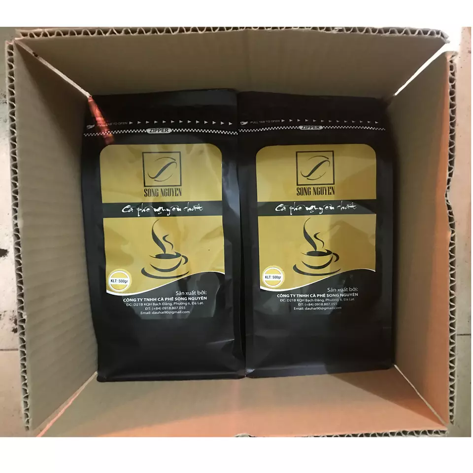 High Quality Bulk Roasted Coffee Bean Powder 500gr