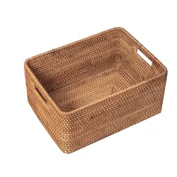 Rattan Storage Basket 2023 New Trend Low MOQ Cheap Price Vintage Natural OEM ODM Customized Accept Order Premium Brand Quality