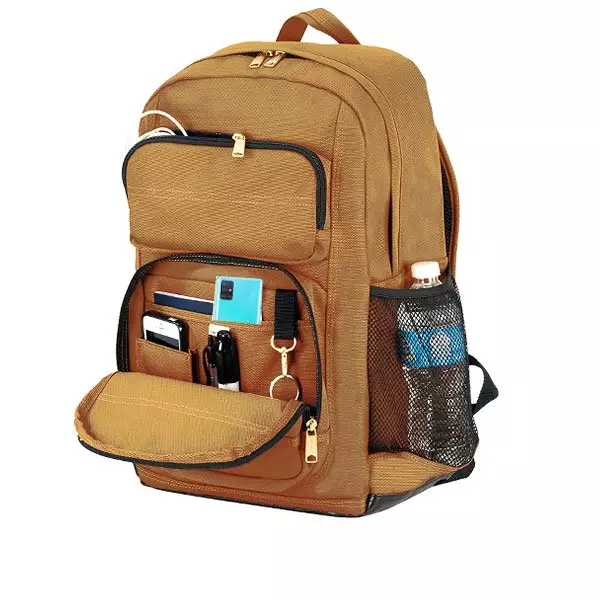 Interior Slot Pocket Soft Handle Unisex Waterproof Softback Zipper Polyester Multi-function Laptop Backpack