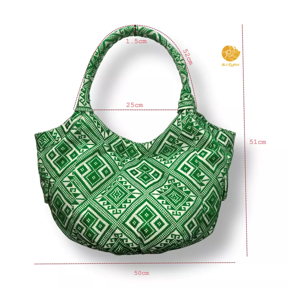 High Quality Boho Bag Vietnam Vintage Boho Bag Cotton Ethnic Handbag for Women Embroidery Fashion Crossbody Bag