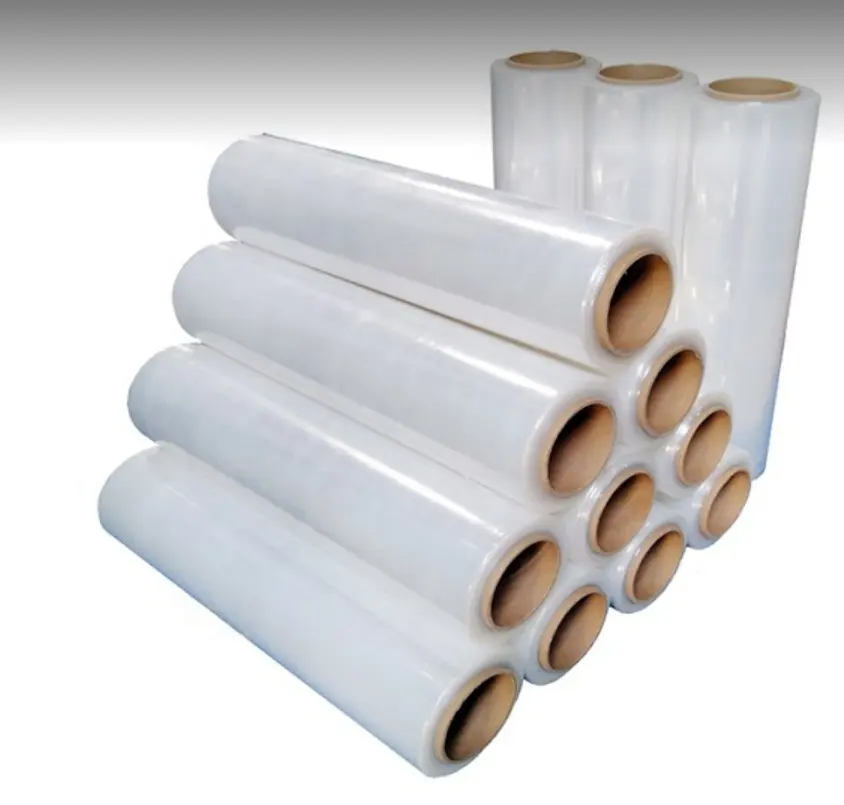 Leading Stretch film pallet wrapping 4 roll 18inch 1500ft for shipping and transportation