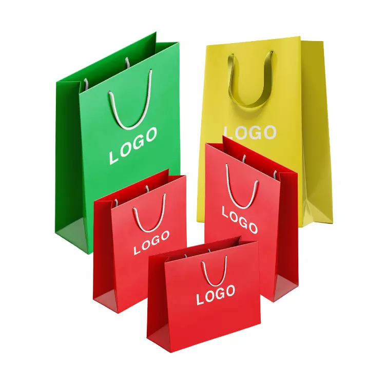 Paper Gift Bag Best Choice Recyclable Using For Many Industries ISO Customized Packing Made In Vietnam Manufacturer