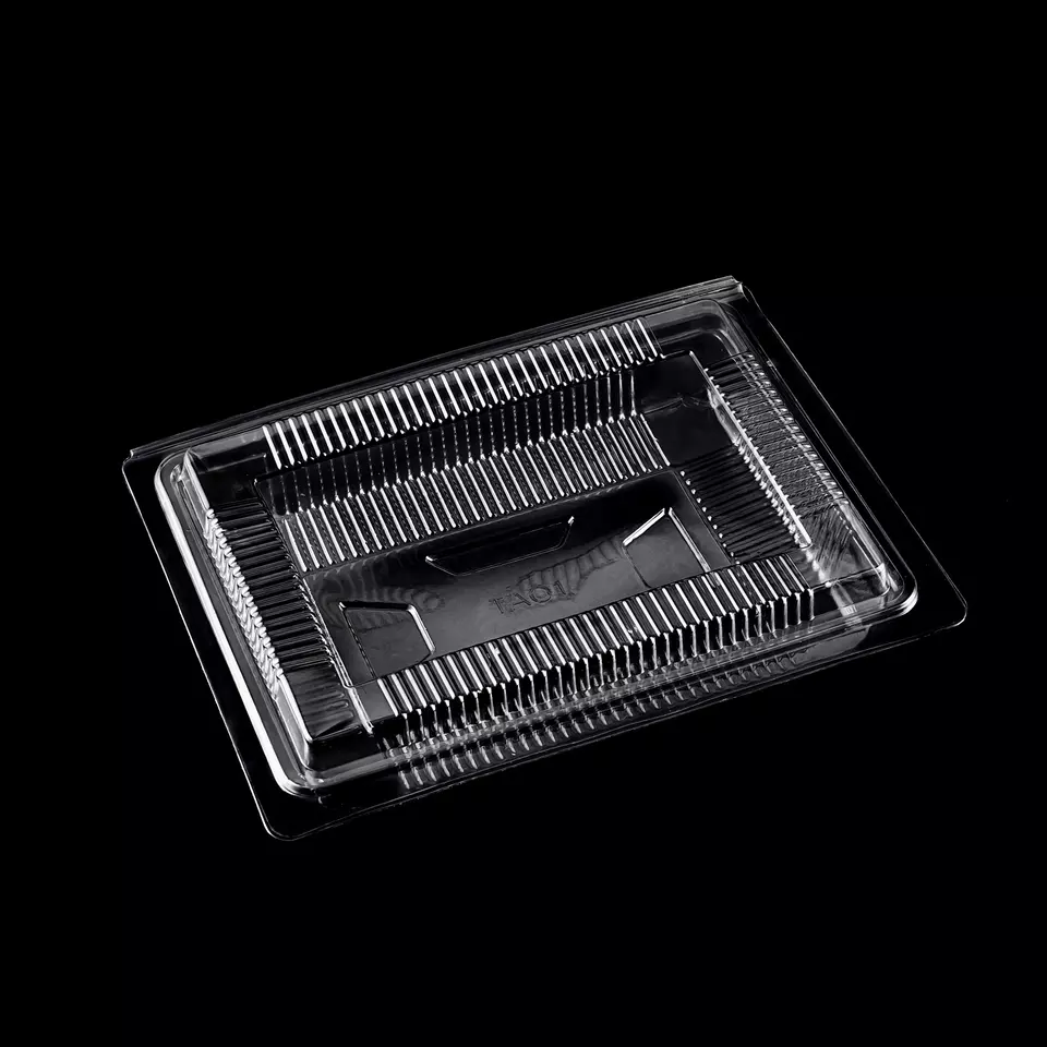 Disposable PET heat sealing FOOD TRAY MAP Vacuum Forming Plastic meat tray