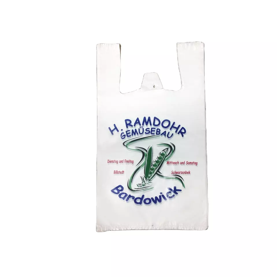 Factory Sale Cheap T-Shirt Plastic Bag HDPE Plastic Shopping Bags
