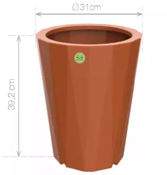 CRYSTAL TEXTURE POT Recycled Plastics PP Planting Pot from Duy Tan Manufacturer Vietnam low price high quality hot deal