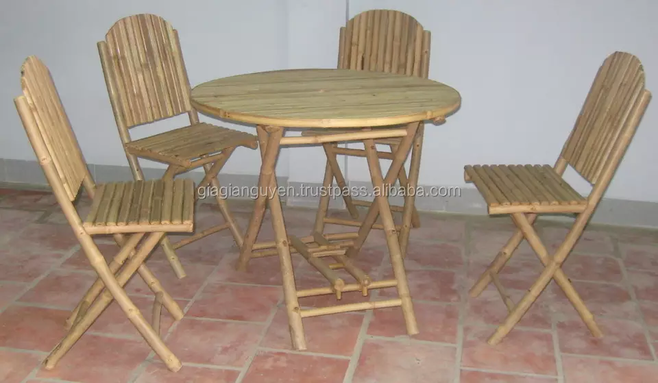 Bamboo Table Chair Cheap Price From Viet Nam