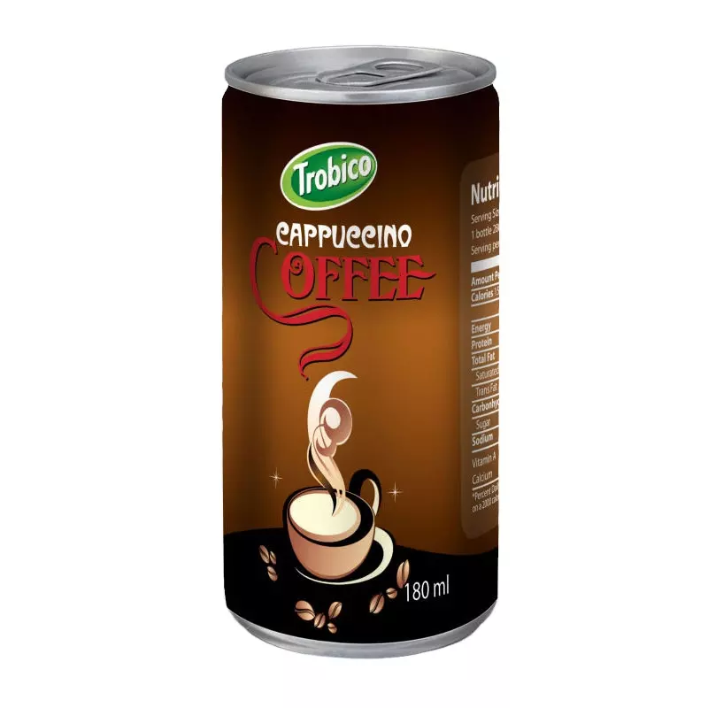 Vietnam Beverage Manufacturer Trobico Brand 200ml Canned Cappuccino Coffee Drink
