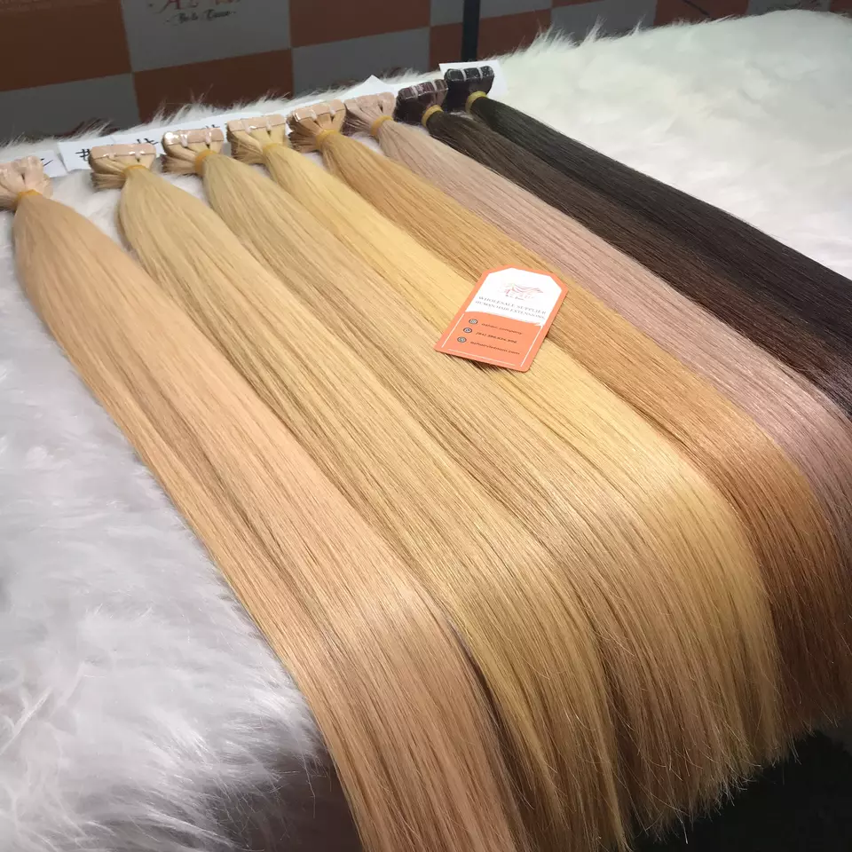 High Quality Tape Hair Extensions Double Drawn Human Hair Tape Extension Virgin Remy Tape In Human Hair Extensions