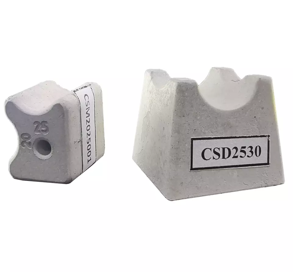 Best quality concrete spacers Secure no iron/organic matter within cover dimension area BS7973 UK spacer standard