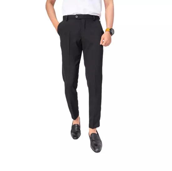Men's trousers straight-leg business casual pants Basic color trousers high standard Good Price