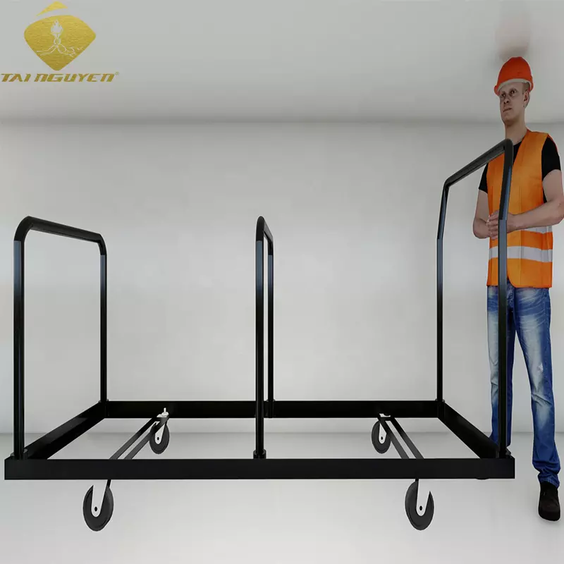 Smooth, noise-free, modern trolleys cart are used flexibly in life, transportation activities, and warehouses