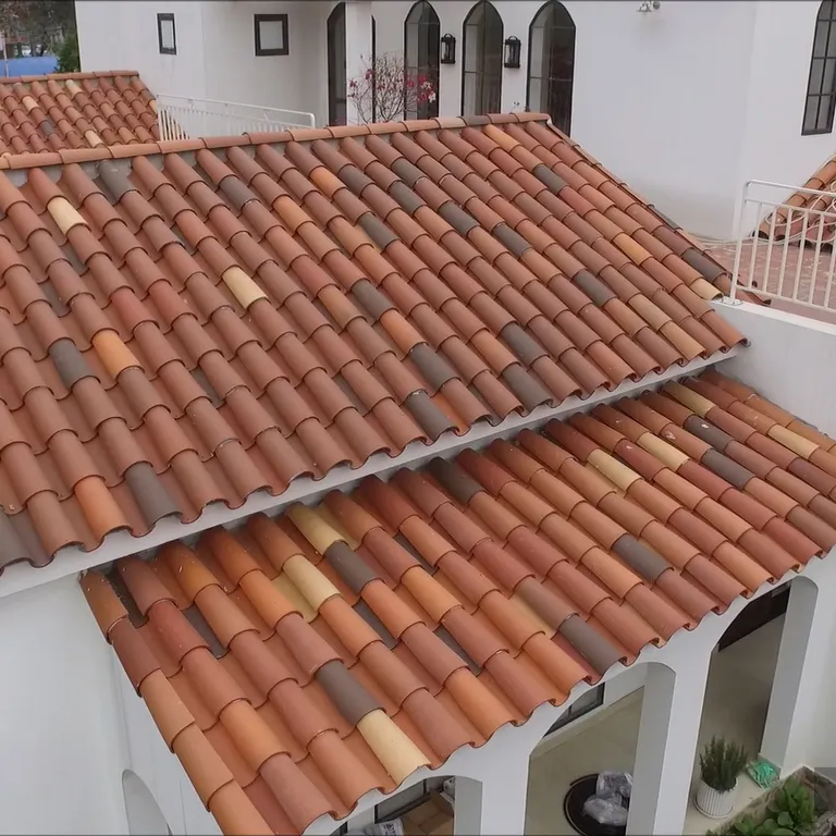 Spanish clay roof tiles waterproof colorful - Vietnam factory cheap prices roof