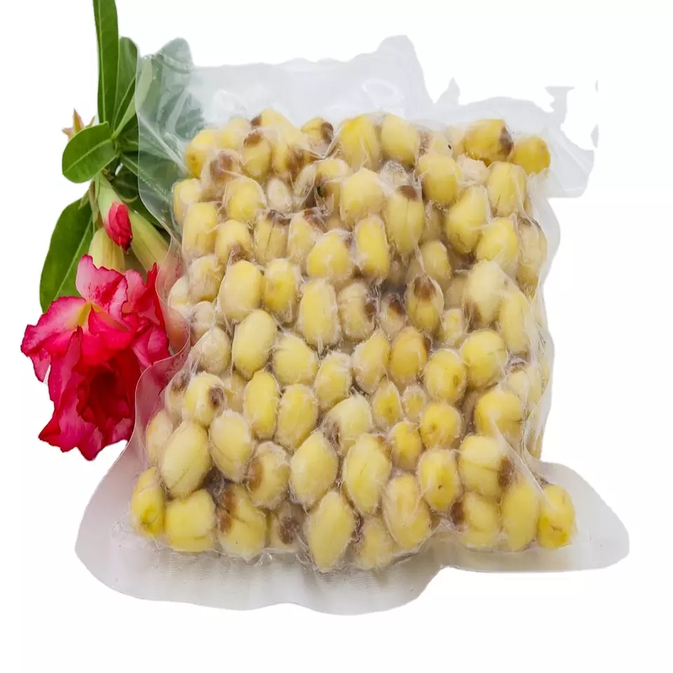Frozen Lotus Seeds Vegetables Certified Classic IQF Frozen OEM Bulk Style Packaging Organic Air Pack Weight