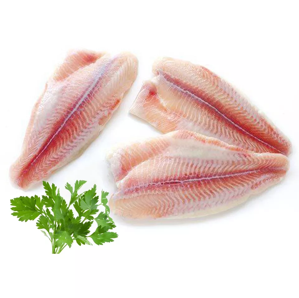 WHITE WELL UNTRIMMED PANGASIUS FILLET IQF Frozen fish seafood pangasius fillet Factory price High quality