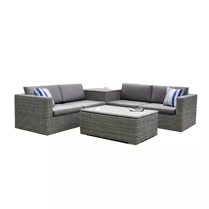 Manufacture Direct Sale New Design Rattan Sofa Set Indoor / Rattan Garden Sofa contact for best price