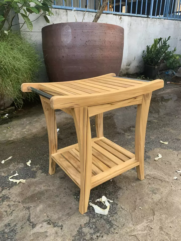 Vietnam Wooden Bistro Set 3 pcs, Outdoor Eucalyptus Furniture from Viet Nam