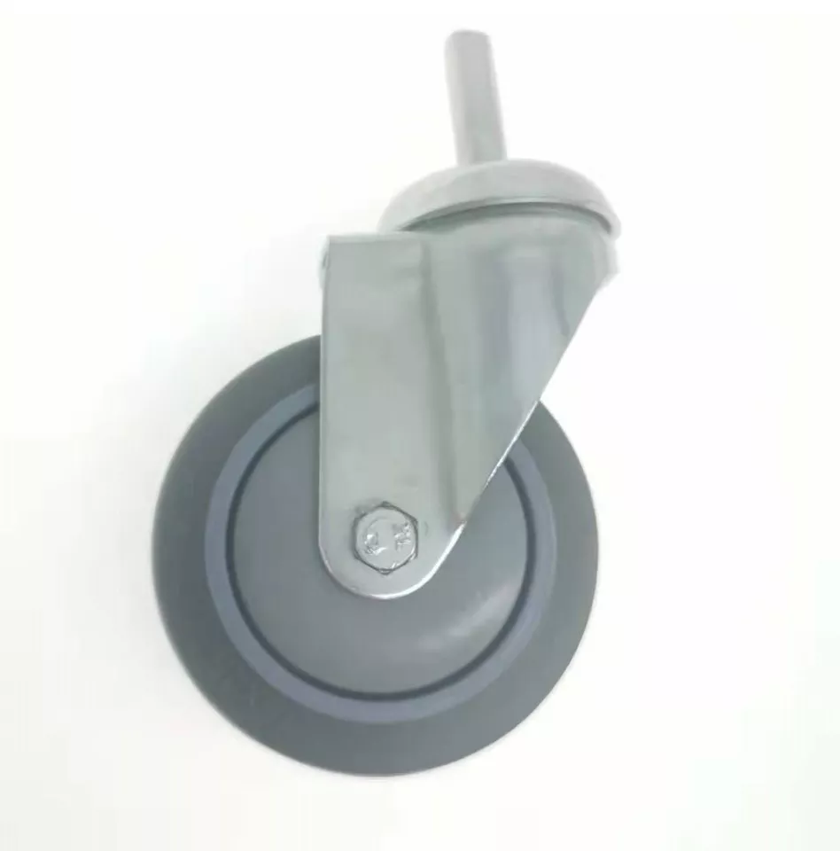 OEM/ODM Support 3 4 5 MM Thread Stem Swivel Cart Hotel Trolley Kitchen Thermoplastic Rubber Caster Wheels from Viet Nam