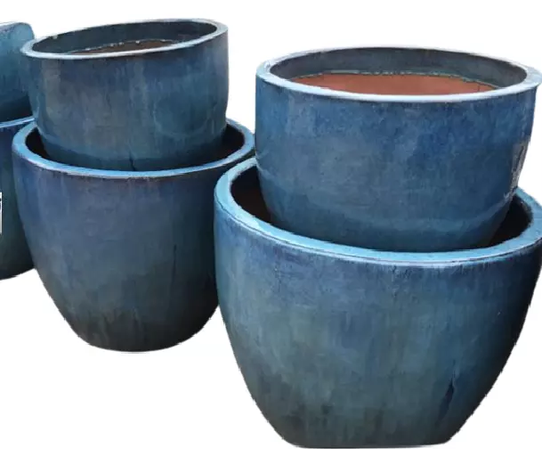 [Ruby Linh]- Wholesale Customized Good Quality Garden Pots Bonsai Ceramic Pot Big Glazed Outdoor Flower Pots for Tree