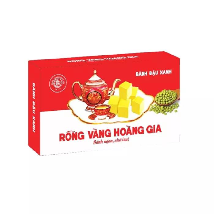 Green bean cake H24 Royal Golden Dragon 300g Made In Vietnam Popular Cake Desserts High Quality