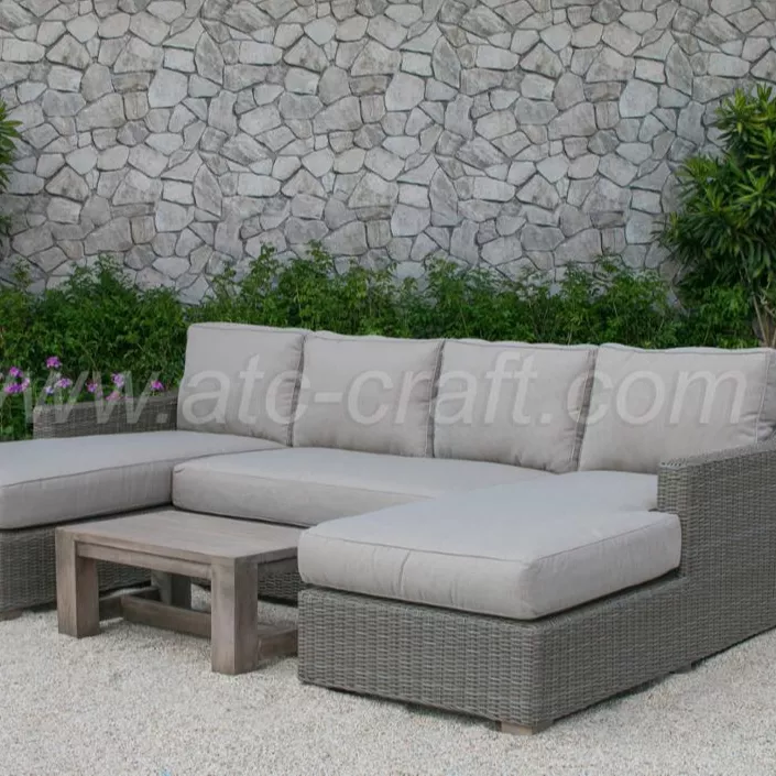 ALAND COLLECTION - New design PE wicker synthetic rattan garden furniture sofa set