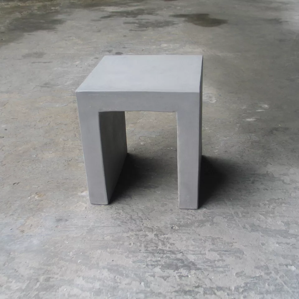 FS078CE Vietnam Manufactured Garden Outdoor Furniture Square stool 45h x 40w x 40d - FS078CE For Use And Decoration
