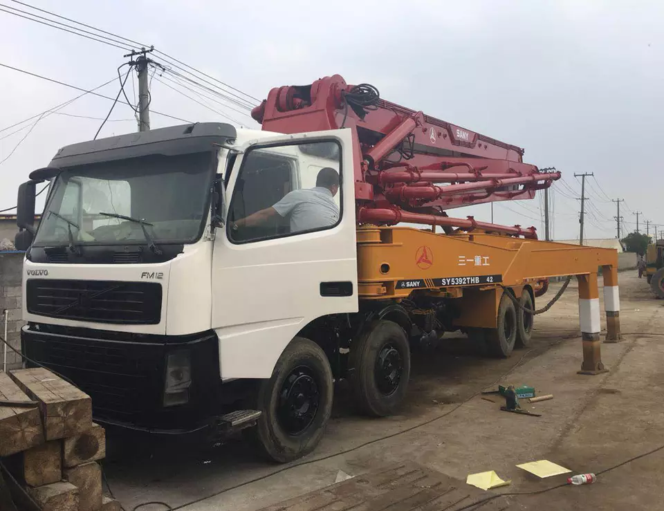 2012 SANY pump truck 42M pump volvo chassis