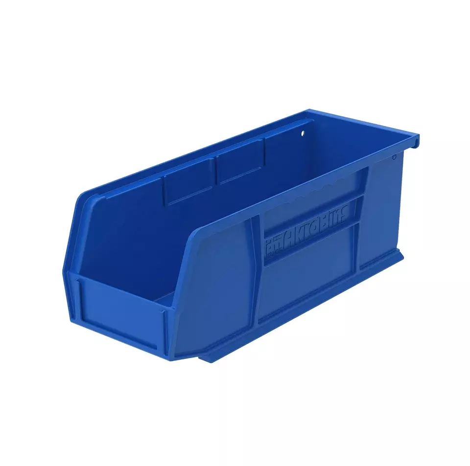 BINH THUAN Plastic Storage Bin Hanging Stacking Containers (11-Inch x 4-Inch x 4-Inch) Blue High Quality Best Price Wholesale