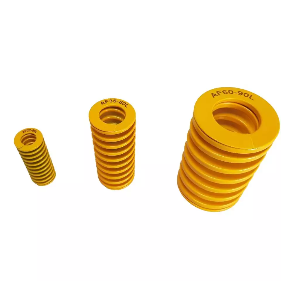 Yellow Die and Mould Standard Compression Spring Lightest Load ISO 10243