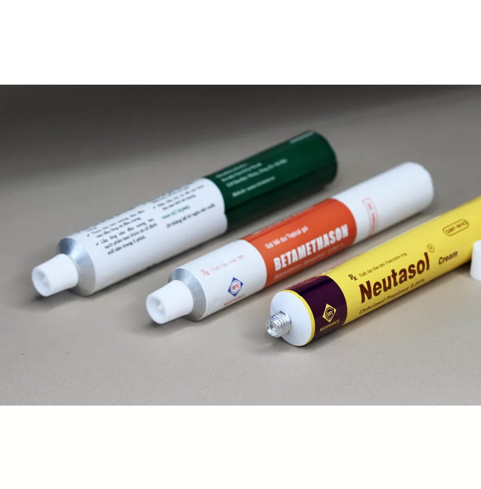 White Background Color Aluminum Tube Medical Products Package, Personal Care & Cosmetic products Package Custom Printing