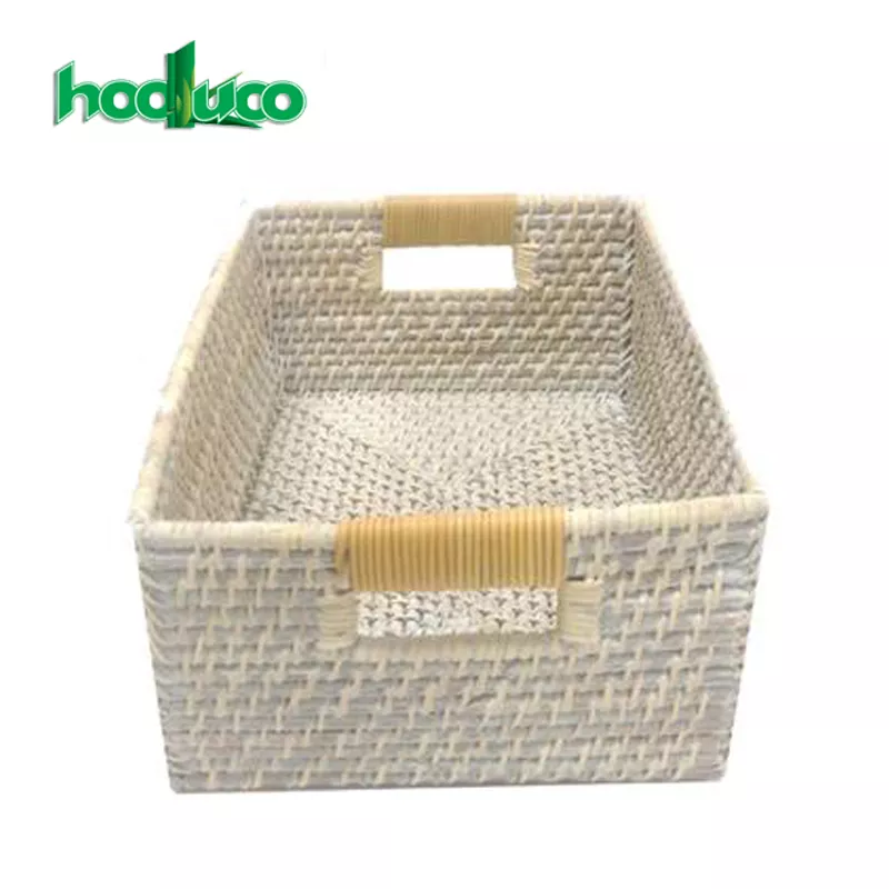 Competitive Price 2018 Top Wholesale Woven Bag Wicker Rattan Basket Natural Premium Quality
