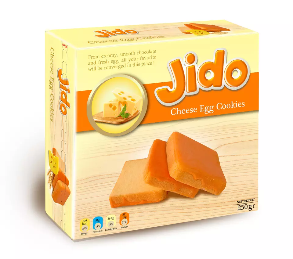 Jido cheese egg cookies 250g 2