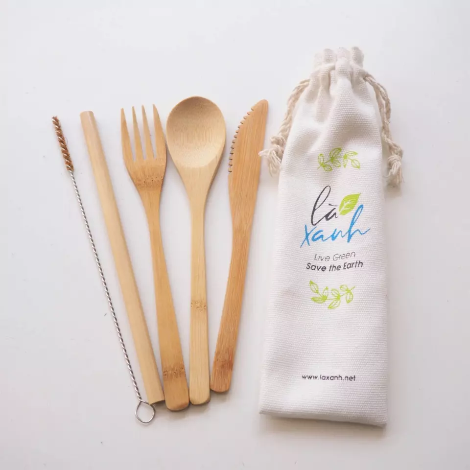 Top Selling Premium Quality BPA Free 100% Natural Organic Healthy Biodegradable Bamboo fork made in Viet Nam