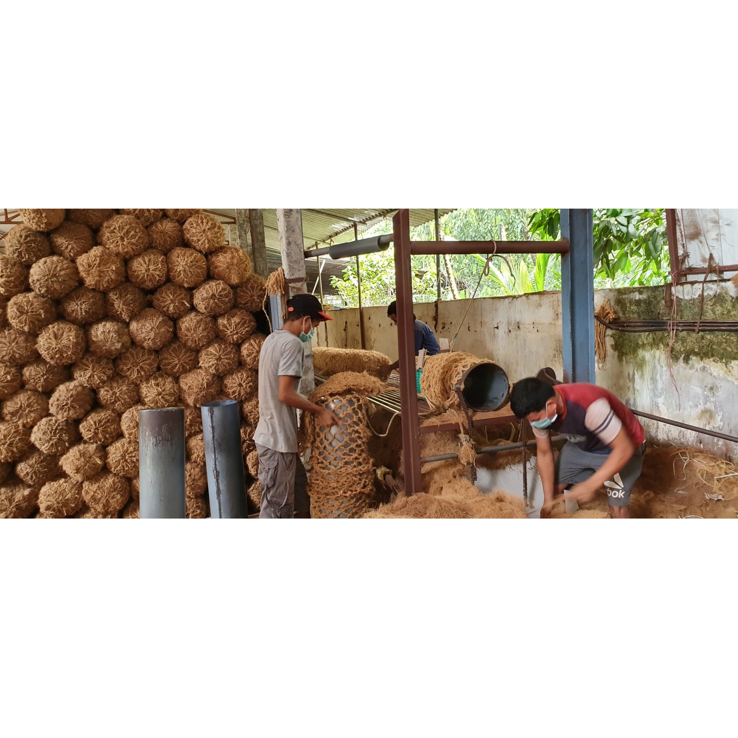 High Grade Natural Coconut Coir Color Simple Installation Erosion Control Round Biodegradable Coconut Coir Log