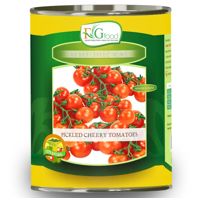 Vietnamese new crop top quality canned pickled cherry tomatoes