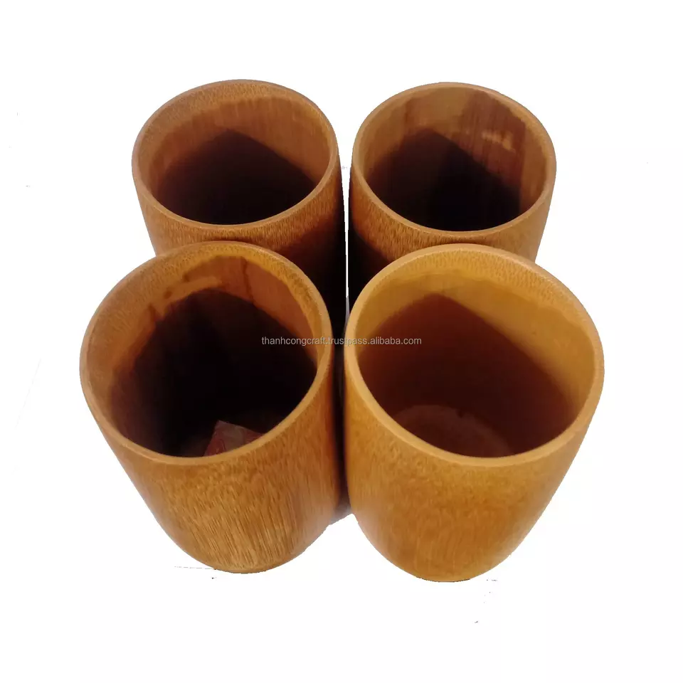 Bamboo cups Hot Selling 2021 100% Natural Bamboo Coffee Cup Baby Customized Viet Nam