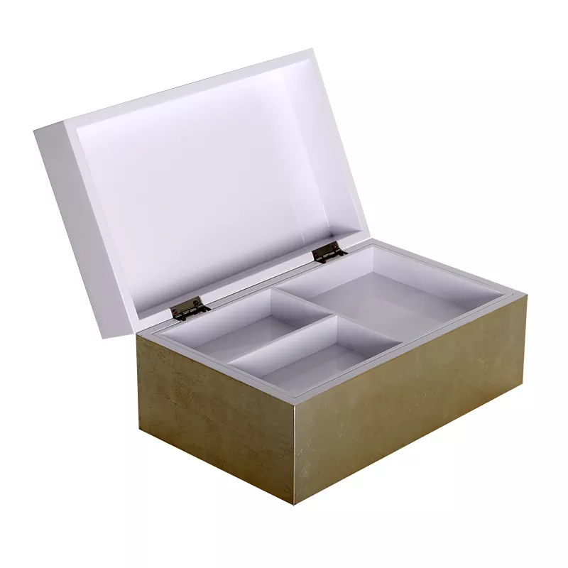 Luxury Square Lacquer MDF Gift Box Packaging Jewelery Box