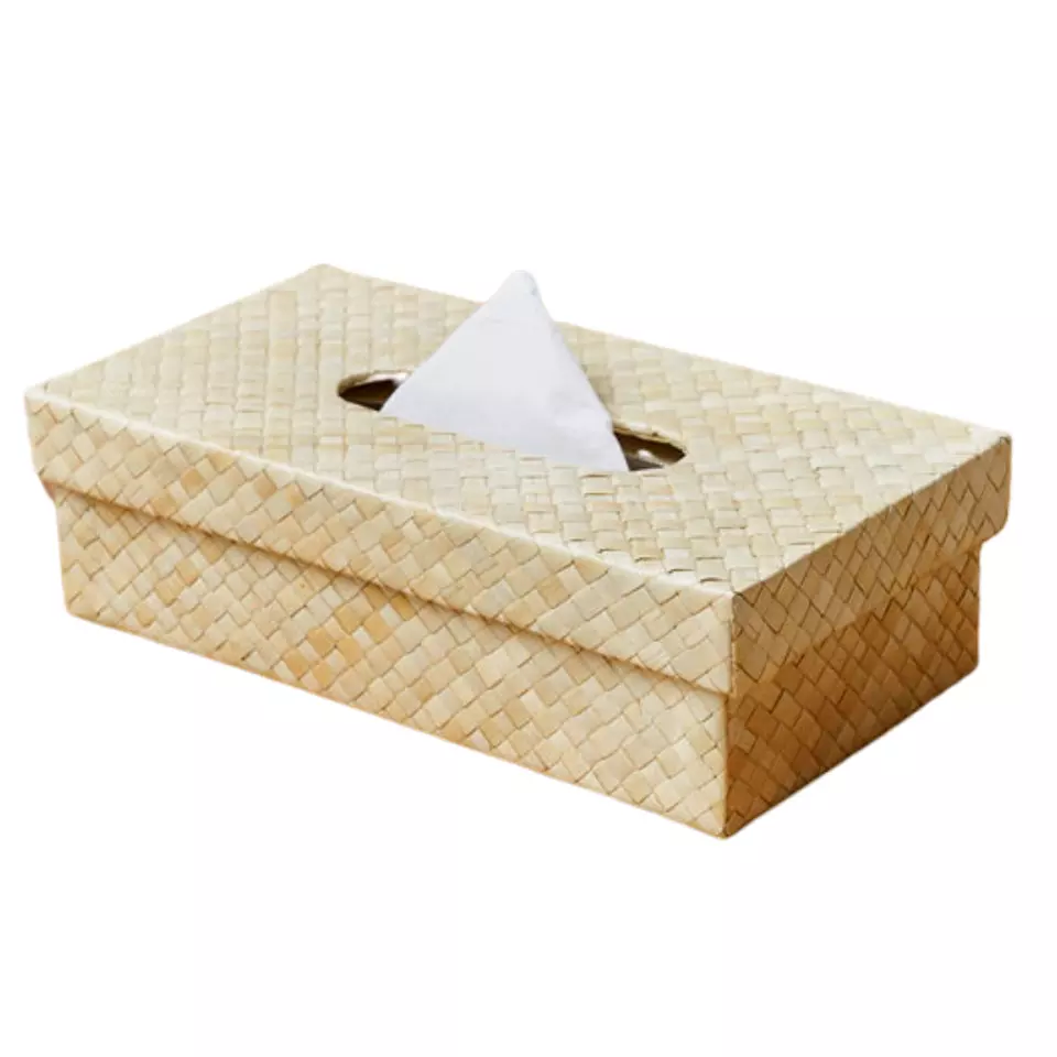 Best Selling Wholesale Rectangle BambooTissue Box Cover Napkin Household Accessories Made In Viet Nam
